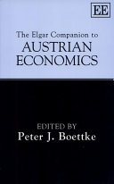 Peter J. Boettke — The Elgar Companion to Austrian Economics