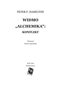 Widmo Alchemika 02 Konflikt — Hamilton Peter F. - Świt Nocy 02