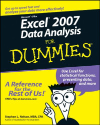 Stephen L. Nelson — Excel 2007 Data Analysis For Dummies