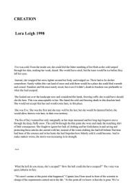 Creation — Lora Leigh