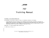 Alteon Seattle — MTM-ECS 1 737 Training Manual