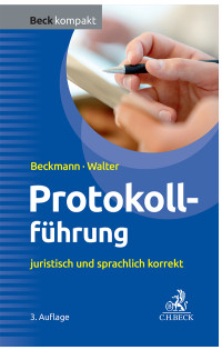 Edmund Beckmann;Steffen Walter; — Protokollführung