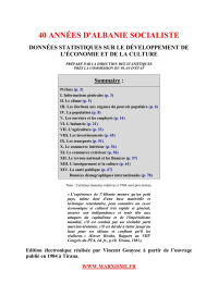 AA. vv. — 40 ANNÉES D'ALBANIE SOCIALISTE