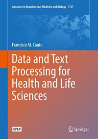 Francisco M Couto [Couto, Francisco M] — Data and Text Processing for Health and Life Sciences