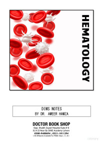 Ameer Hamza — DIMS Notes: Hematology