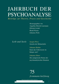 Angelika Ebrecht-Laermann — Jahrbuch der Psychoanalyse