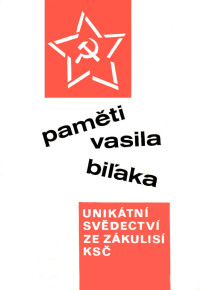 Bilak, Vasil — Pameti Vasila Bilaka I.