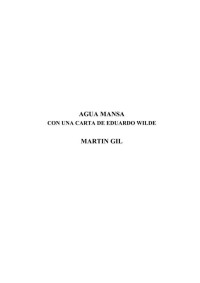 Agua Mansa — Martín Gil