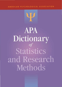 Zedeck, Sheldon — APA Dictionary of Statistics and Research Methods