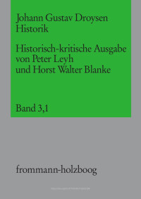 Johann Gustav Droysen — Historik, Band 3