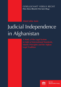 Abdul Salim Amin — Judicial Independence in Afghanistan