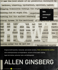 Ginsberg, Allen, 1926-1997 — Howl : original draft facsimile, transcript and variant versions, fully annotated by author, with contemporaneous correspondence, account of first public reading, legal skirmishes, precursor texts and bibliography