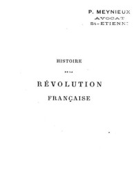 Louis Blanc — 13- Histoire de la Révolution française