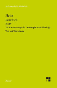 Plotin — Schriften. Band V/a