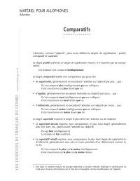 Andr — 03Comparatifs