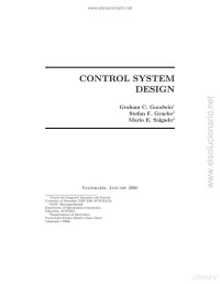 Various authors — Control System Design