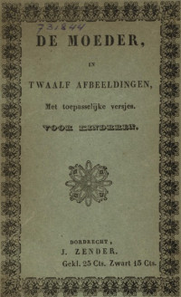 J. Zender — De moeder in 12 afbeeldingen met toepasselijke versjes voor kinderen