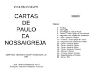 Marcus Vinicius — Microsoft Word - cartas de paulo e a nossa Igreja - Odilon Chaves.d