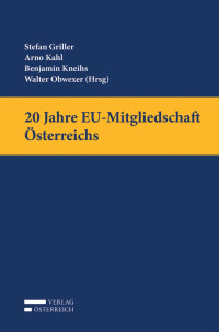 Stefan Griller;Arno Kahl;Benjamin Kneihs;Walter Obwexer; — 00_VOE_OBWEXER_20-Jahre-EU.indb