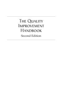 choldener — The quality improvement handbook