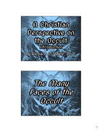 Howe, Richard G. — A Christian Perspective on the Occult. The Many Faces of the Occult