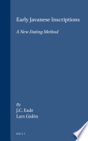 Lars Gislén, Chris Eade — Early Javanese Inscriptions