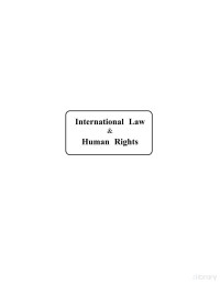 H. O. Agarwal — International Law and Human Rights
