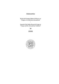 Unknown — Adamantius : annuario di letteratura cristiana antica e di studi giudeoellenistici : 25, 2019