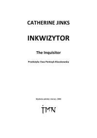 Catherine Jinks — Inkwizytor