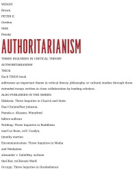 Unknown Author — wendy-brown-authoritarianism-three-inquiries-in-critical-theory