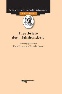 Herbers, Klaus und Unger Veronika — Papstbriefe des neunten Jahrhunderts