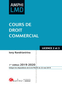 Randrianirina, Iony — Cours de Droit commercial Ed. 1