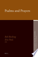 Eric Peels, Bob Prof. Dr. Becking — Psalms and Prayers