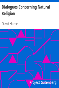 David Hume — Dialogues Concerning Natural Religion