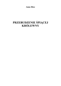 Unknown — Microsoft Word - Anne Rice- Przebudzenie Spi�