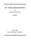 Norman Douglas — In the Beginning