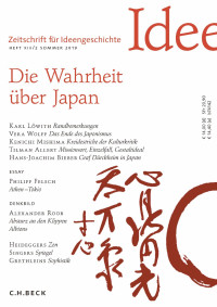 Jost Philipp Klenner;Robert E. Norton;Karl Lwith;Vera Wolff;Kenichi Mishima;Tilman Allert;Hans-Joachim Bieber;Philipp Felsch;Alexander Roob; — Zeitschrift für Ideengeschichte Heft 2/2019