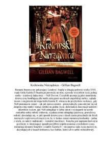 Królewska nierządnica — Bagwell Gillian