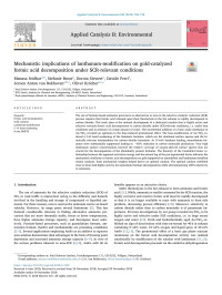 Manasa Sridhar & Stefanie Brose & Dorota Siewert & Davide Ferri & Jeroen Anton van Bokhoven & Oliver Kröcher — Mechanistic implications of lanthanum-modification on gold-catalyzed formic acid decomposition under SCR-relevant conditions