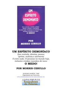 Morris Cerullo — Um espirito demoníaco