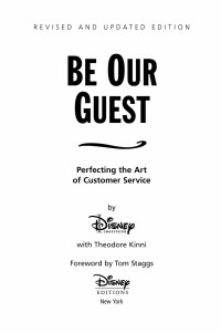 The Disney Institute — Be Our Guest