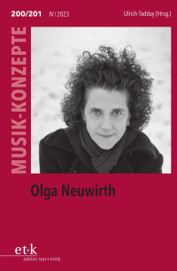 Ulrich Tadday — Musik Konzepte 200/201: Olga Neuwirth