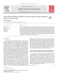 Ermete Antolini — Photo-assisted methanol oxidation on Pt-TiO2 catalysts for direct methanol fuel cells_ A short review