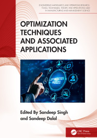 Unknown — Optimization Techniques and Associated Applications