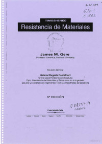 James M. Gere — Timoshenko. Resistencia de materiales