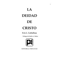 Evis L. Carballosa — La deidad de Cristo