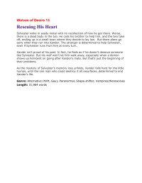Lynn Hagen — Rescuing His Heart [Wolves of Desire 13] (The Lynn Hagen ManLove Collection)