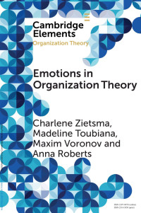 Charlene Zietsma, Madeline Toubiana, Maxim Voronov & Anna Roberts — Emotions in Organization Theory