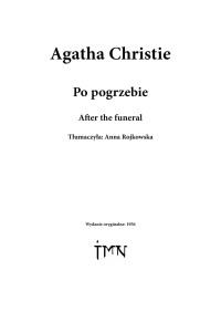 Po pogrzebie — 1Christie Agata