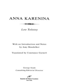 Leo Nikoleyevich Tolstoy — Anna Karenina
